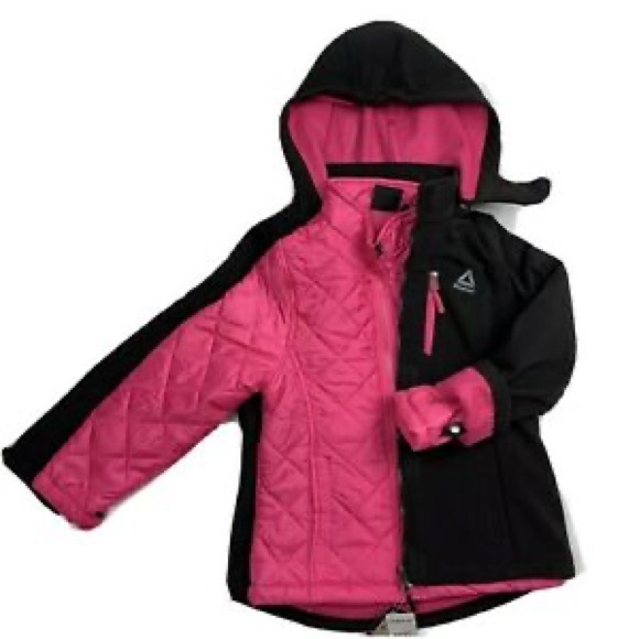 NWT Reebok Heavyweight 3-In-1 System $149 Jacket 10-12 - Picture 1 of 6